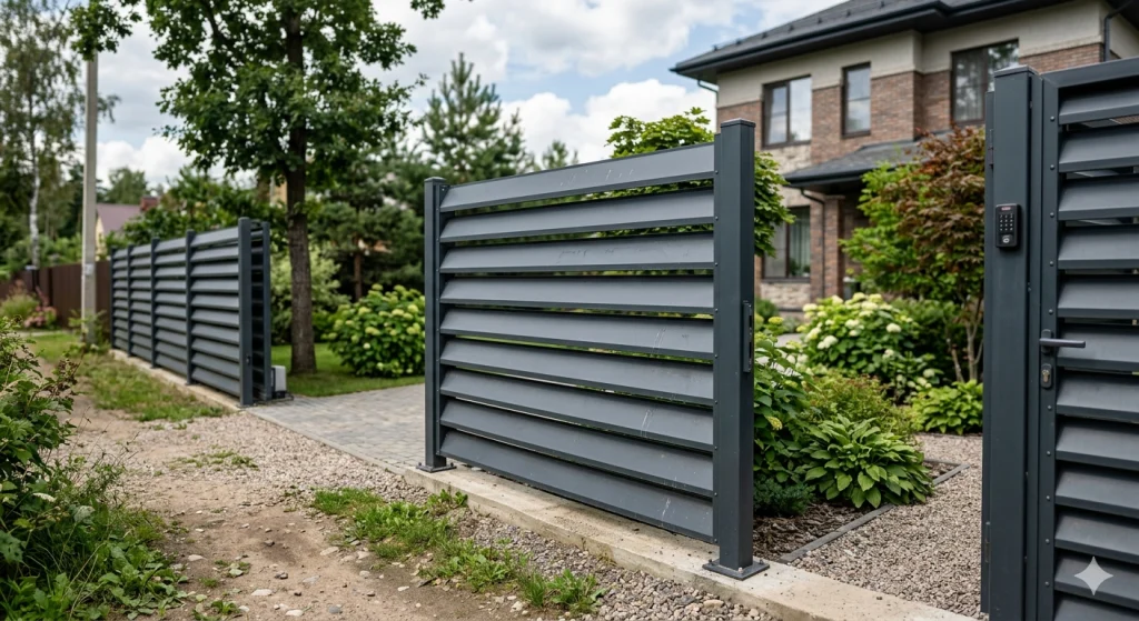 Забор жалюзи